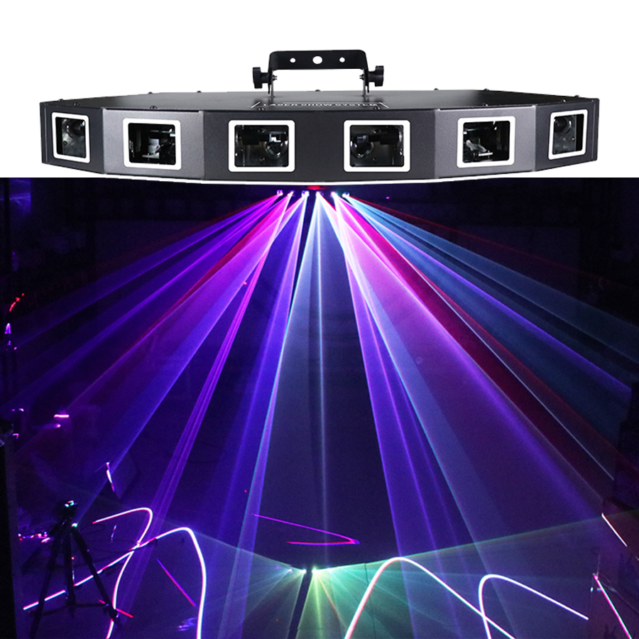 Industrial Laser Projector - 6 Lenses DMX Laser Stage Light