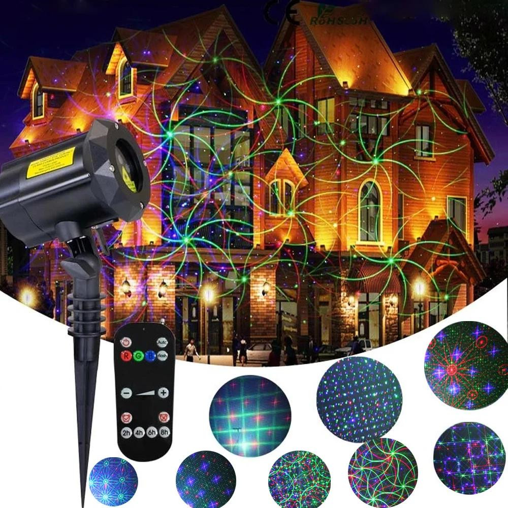 Industrial Laser Projector - Christmas Laser Light Outdoors Projector Cosmic
