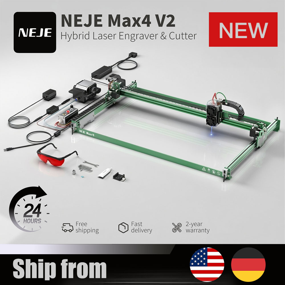 Industrial Laser Drill - NEJE Max4 V2 E80 80W Laser