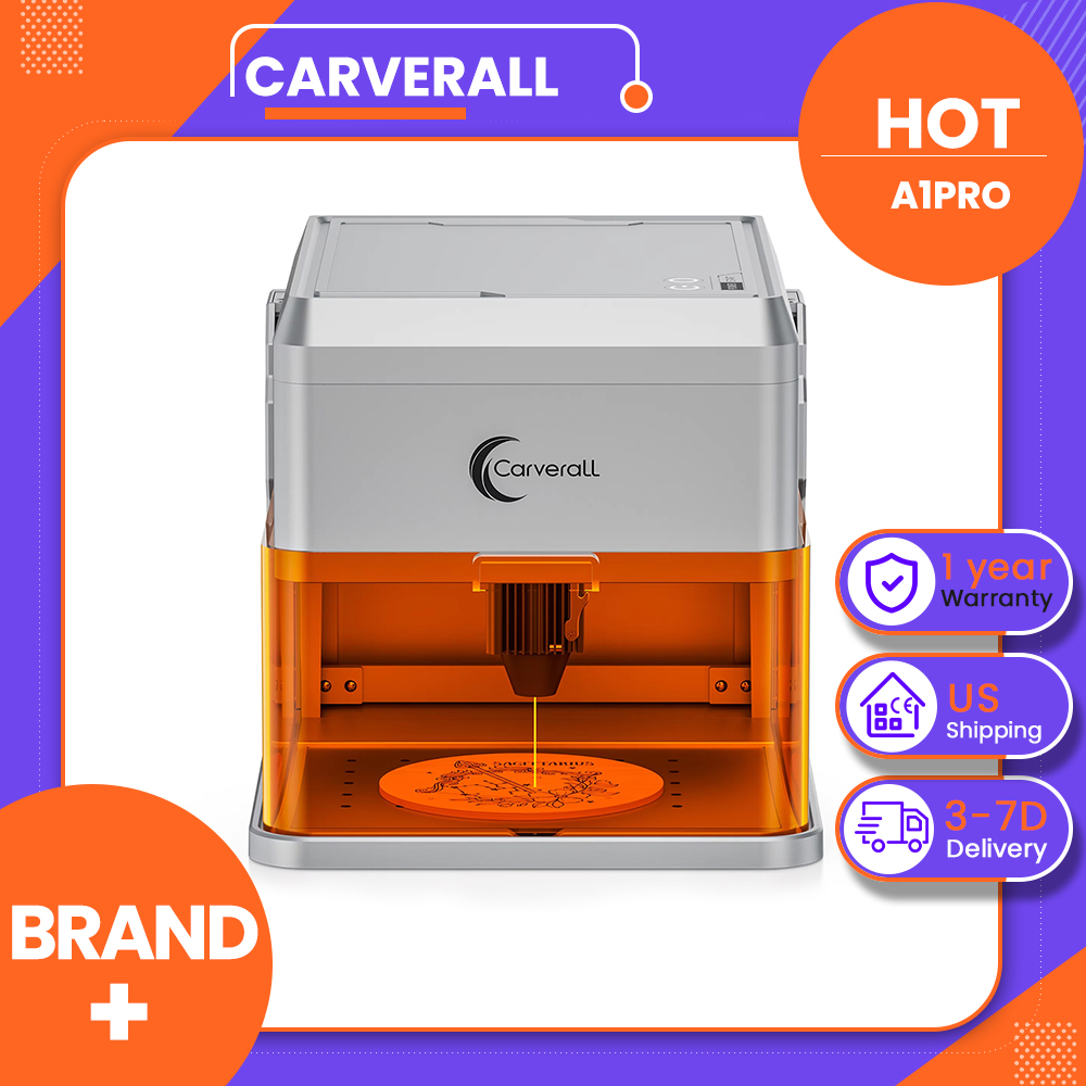 Industrial Acrylic Laser Cutter - Carverall A1PRO 10W Laser Engraver with