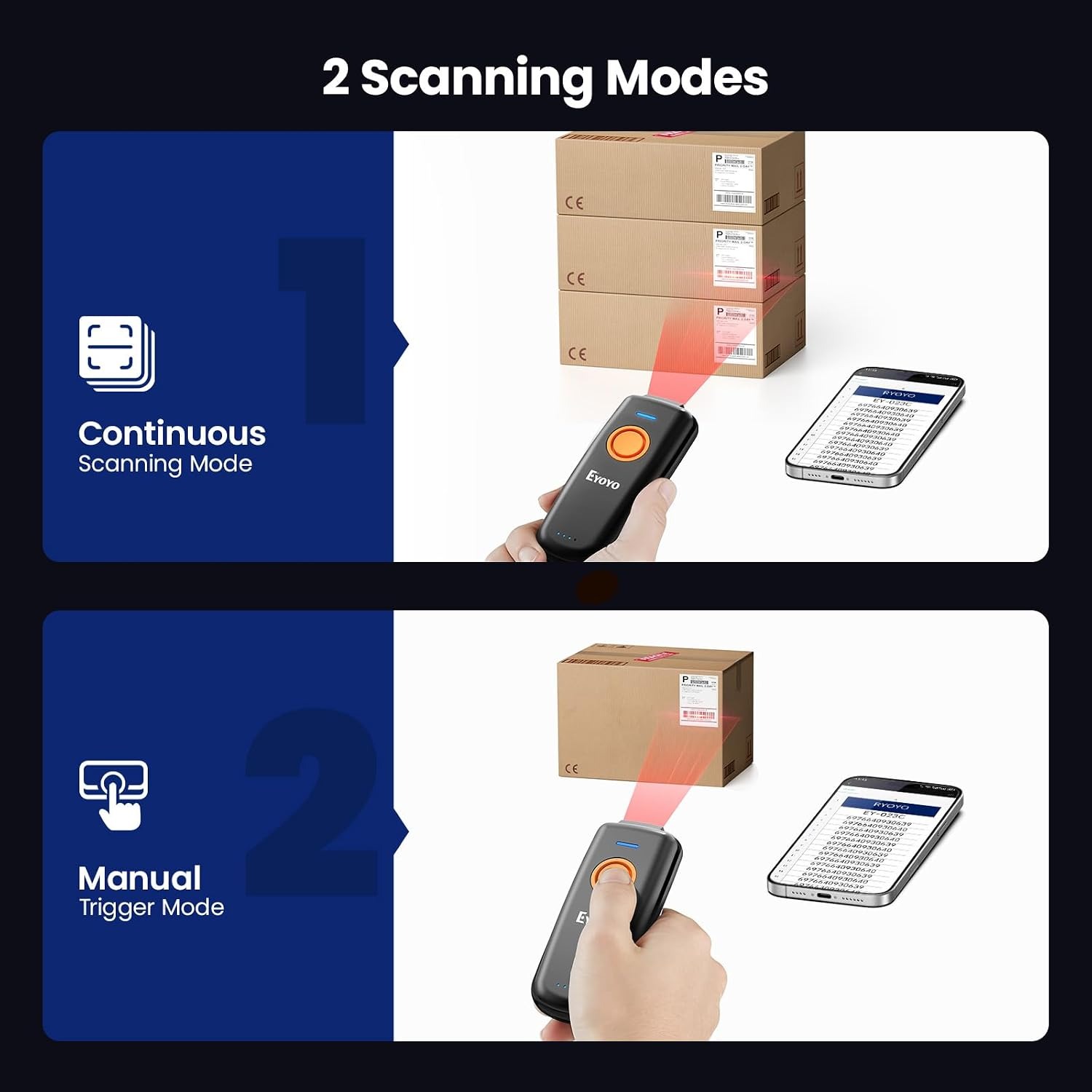 EYOYO Mini Barcode Scanner 1D  - Industrial Laser Beam 评论和价格