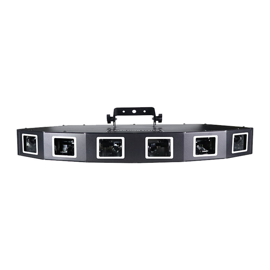 6 Lenses DMX Laser Stage Light - Industrial Laser Projector 评论和价格