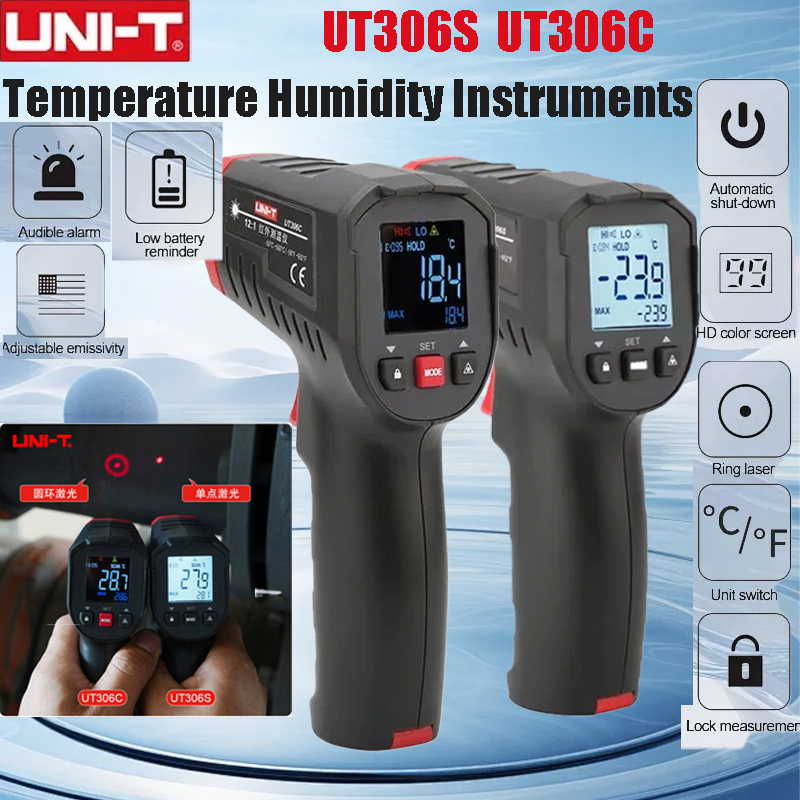 UNI-T UT306S UT306C Digital Th - Industrial Laser Temperature 评论和价格