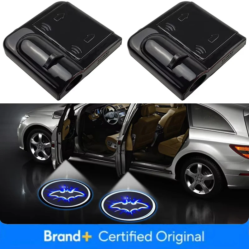 2PC Wireless Car Bat Logo Door - Industrial Laser Projection 评论和价格