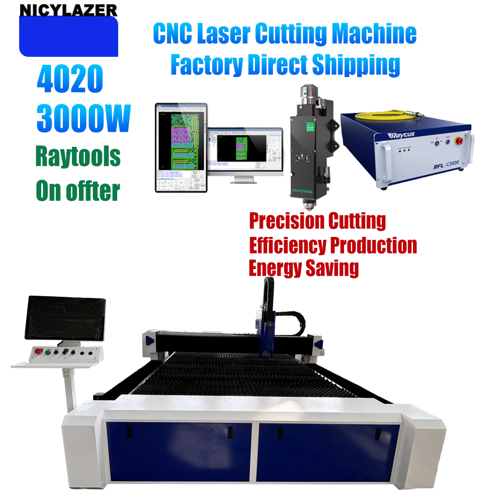 NICYLAZER CNC 3000W 4020 Fiber - Industrial Laser Cutters 评论和价格