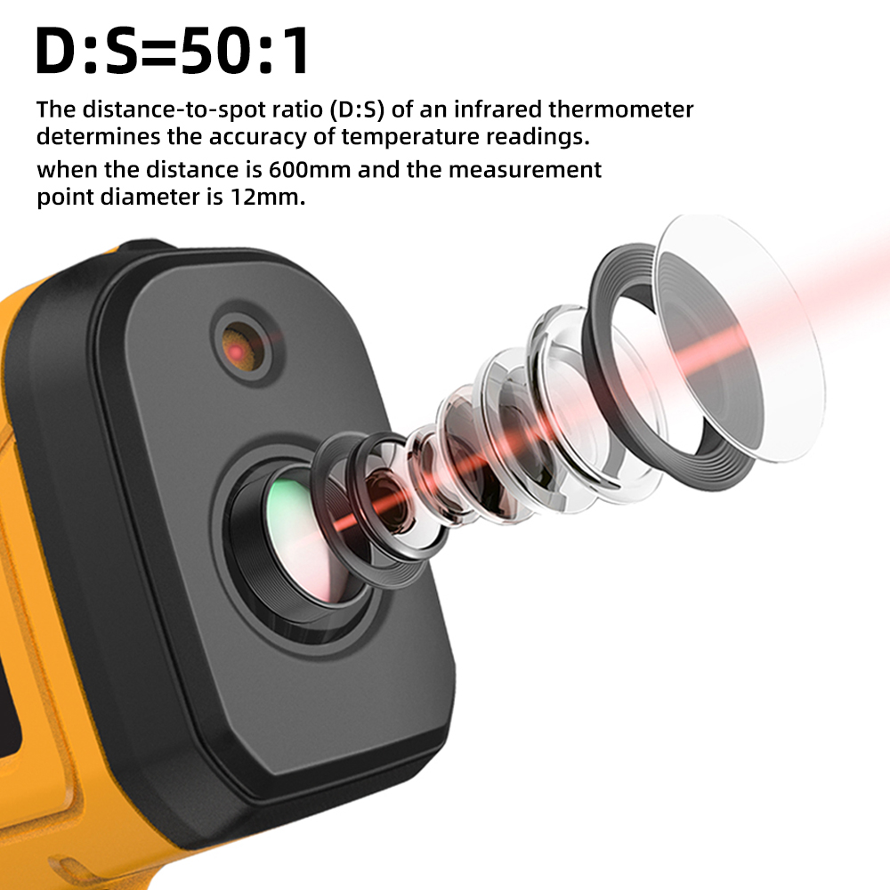 BSIDE -50~1400C Infrared Therm - Industrial Laser Temperature 评论和价格