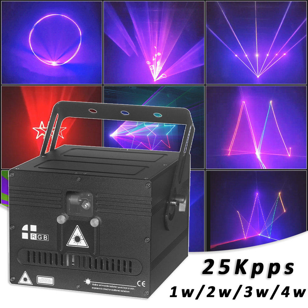 YUER RGB Laser 1w 2w 3w 4w Ani - Industrial Laser Projector 评论和价格