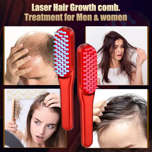 Laser Hair Growth Comb, Red Li - Industrial Laser Beam 评论和价格