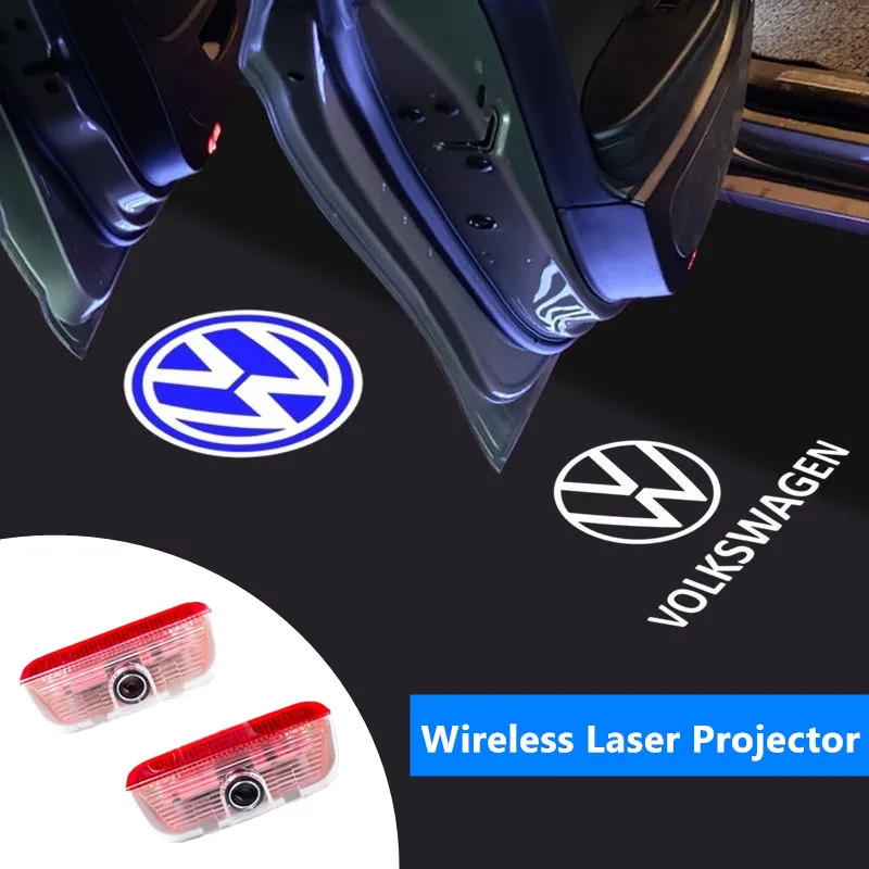 2PCS Car Door Emblem LED Light - Industrial Laser Projection 评论和价格