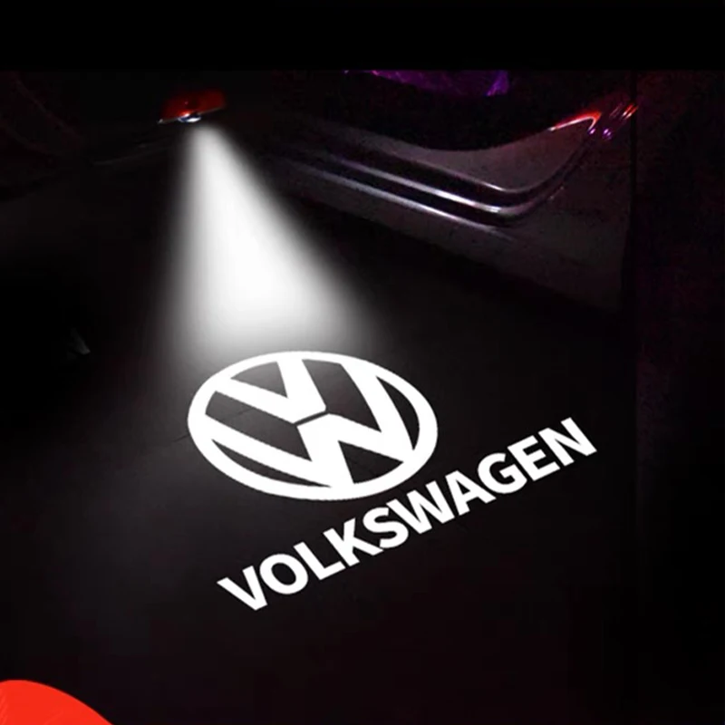 2PCS Car Door Emblem LED Light - Industrial Laser Projection 评论和价格