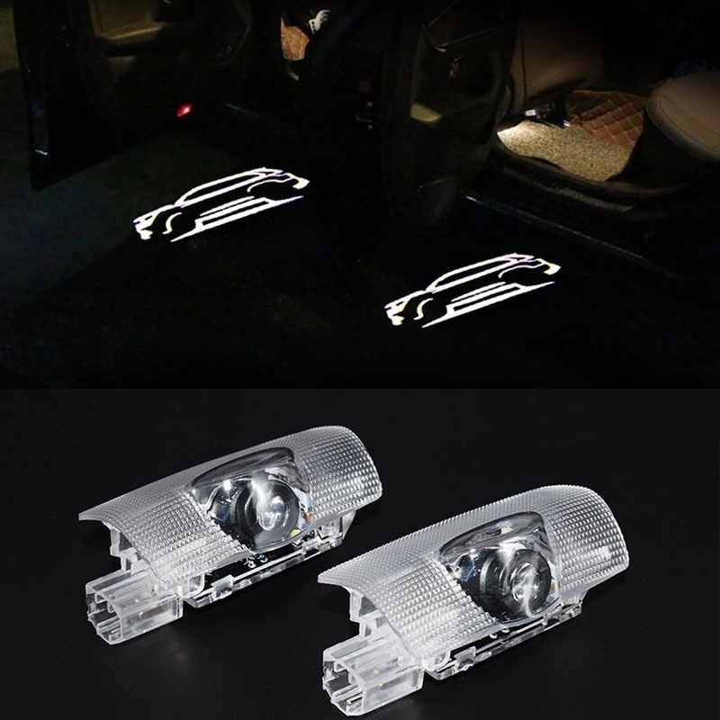 2Pcs Car LED Door Welcome Warn - Industrial Laser Projection 评论和价格