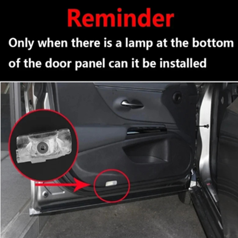 2Pcs Car LED Door Welcome Warn - Industrial Laser Projection 评论和价格