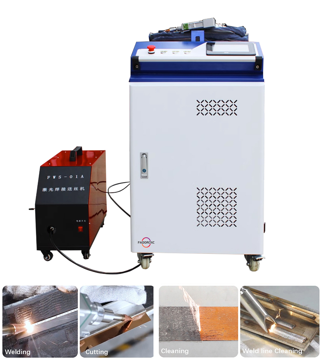 4 In 1 Fiber Laser 1000W 2000W - Handheld Laser Welding Machine 评论和价格
