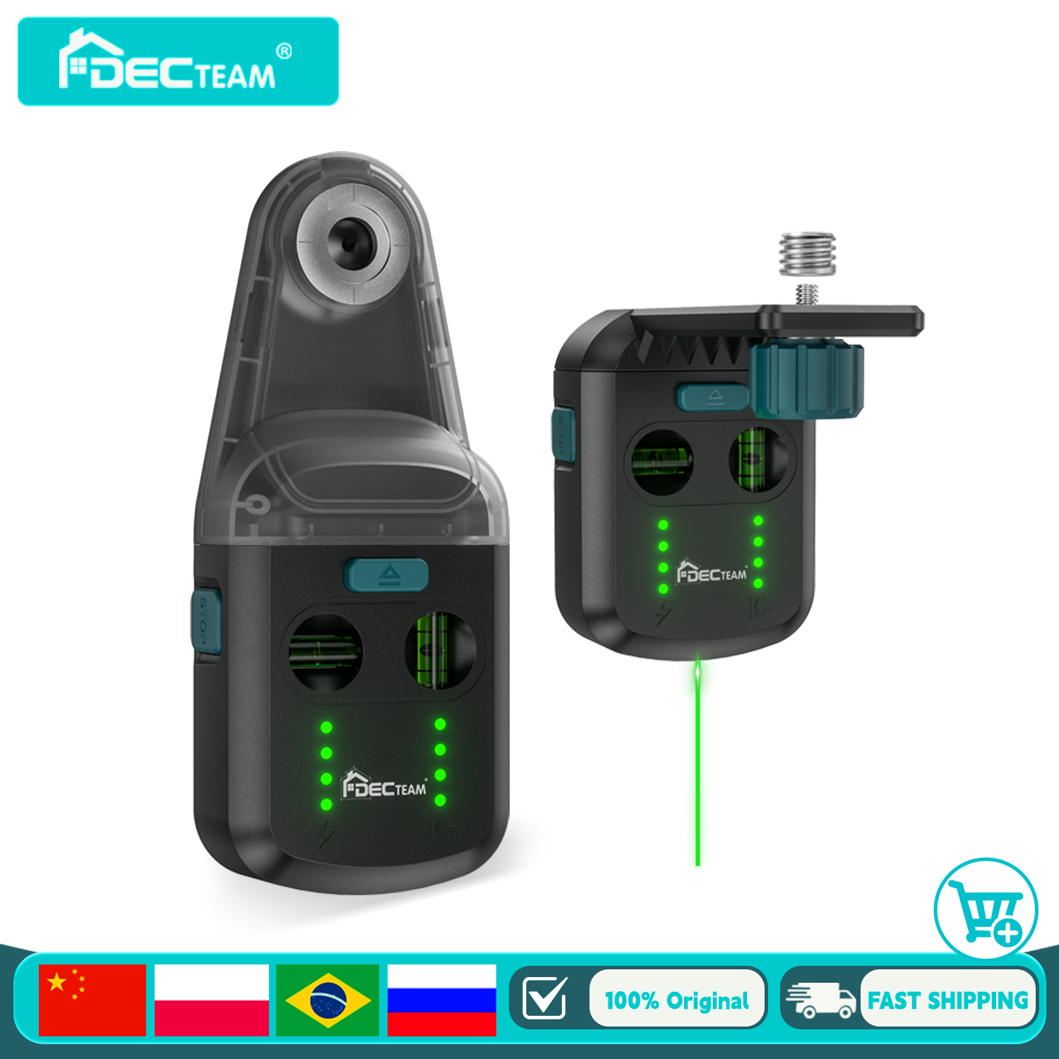 Decteam 4-in-1 Laser Level Dus - Industrial Laser Drill 评论和价格