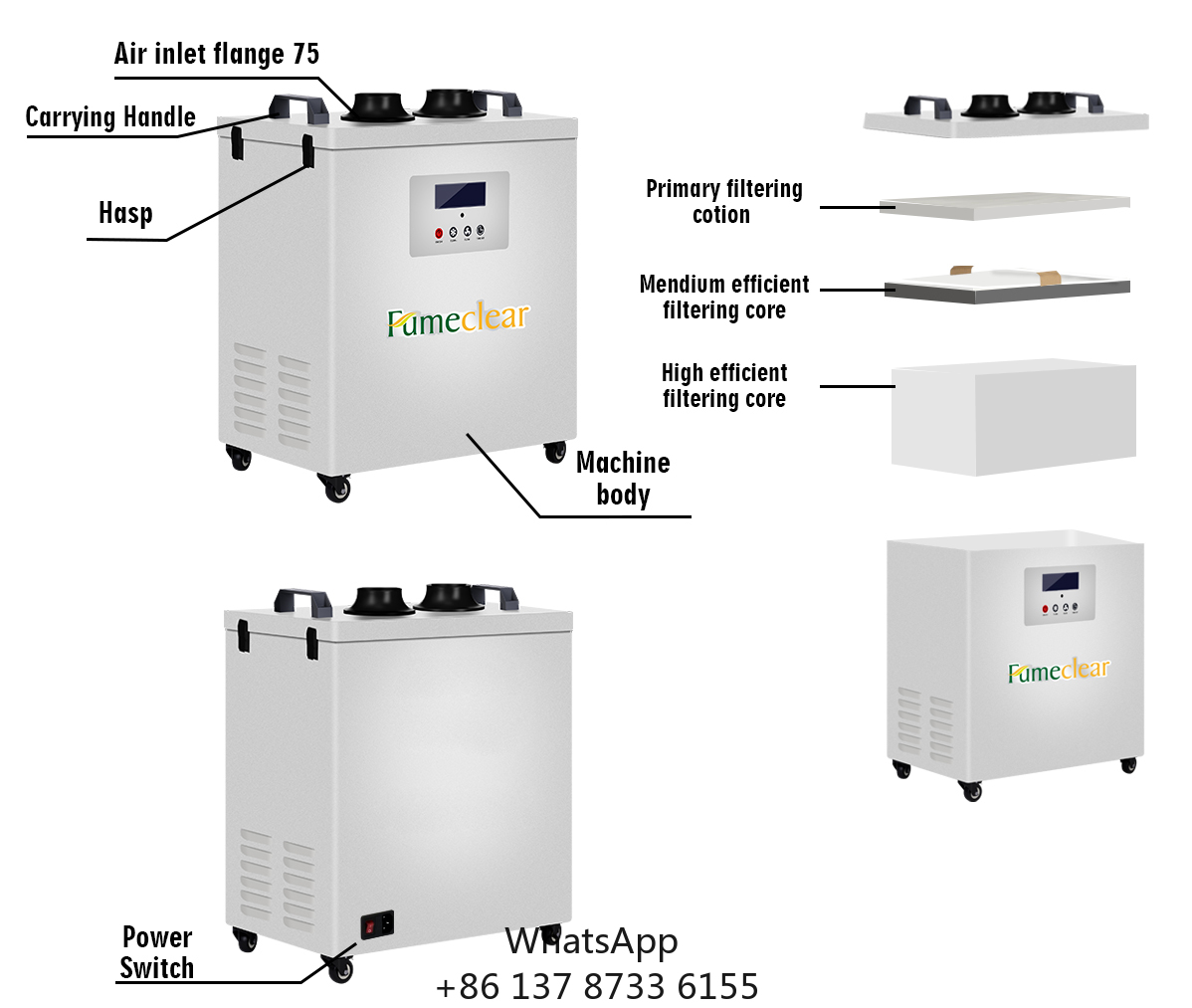 CE Approved Portable Fume Extr - Industrial Laser Cutters 评论和价格
